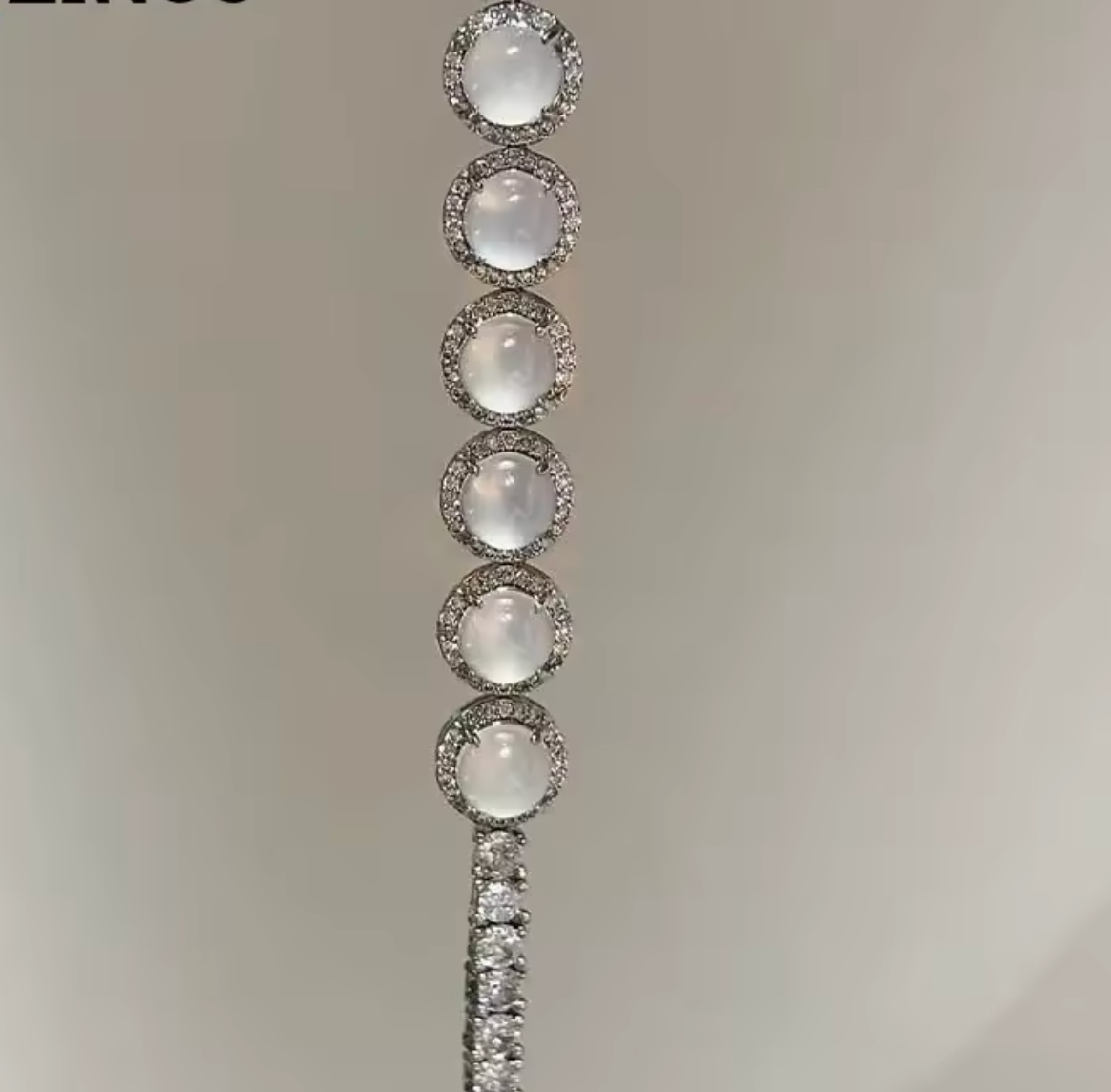 Natural High-Ice White Agate & Jade Bracelet Set